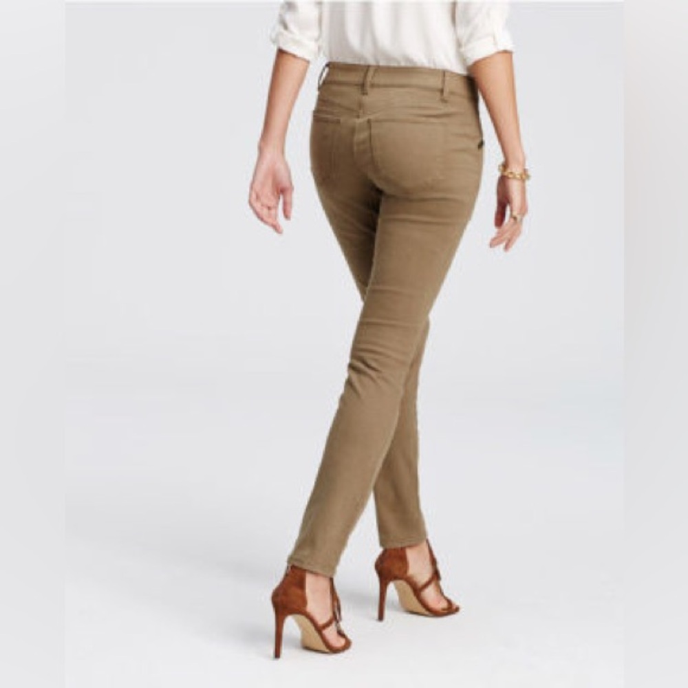 Ann Taylor Curvy Fit The Skinny Jean Brown Tan size 8